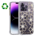 Case-Mate Floral Gems iPhone 14 Pro Cover - Klar