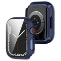 Apple Watch Series 9/8/7 Cover med Skærmbeskyttelse Hærdet Glas - 41mm - Blå