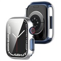 Apple Watch Series 9/8/7 Cover med Skærmbeskyttelse Hærdet Glas - 41mm - Sølv