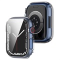 Apple Watch Series 9/8/7 Cover med Skærmbeskyttelse Hærdet Glas - 45mm - Klar