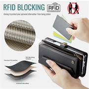 Samsung Galaxy Z Fold8 Ultra CaseMe C36 RFID Taske / Etui m. Pung - Sort