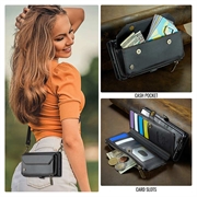 Samsung Galaxy Z Fold8 Ultra CaseMe C36 RFID Taske / Etui m. Pung - Sort
