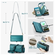 Samsung Galaxy Z Fold8 Ultra CaseMe C36 RFID Taske / Etui m. Pung - Grøn