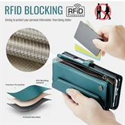 Samsung Galaxy Z Fold8 Ultra CaseMe C36 RFID Taske / Etui m. Pung - Grøn