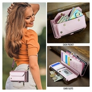 Samsung Galaxy Z Fold8 Ultra CaseMe C36 RFID Taske / Etui m. Pung - Pink