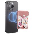 CaseNeo MC-W3 Magnetisk kortholder med ringstativ - pink