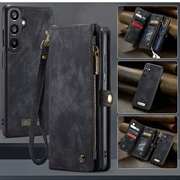 Samsung Galaxy A16 5G Caseme 008 2-i-1 Multifunktionel Pung - Sort