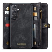 Samsung Galaxy A35 Caseme 008 2-i-1 Multifunktionel Pung - Sort