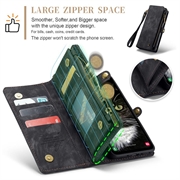 Samsung Galaxy A35 Caseme 008 2-i-1 Multifunktionel Pung - Sort