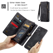 Samsung Galaxy A35 Caseme 008 2-i-1 Multifunktionel Pung - Sort