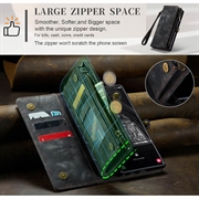 Samsung Galaxy S23 Ultra 5G Caseme 008 2-i-1 Multifunktionel Pung - Sort