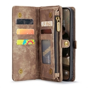 iPhone 16 Plus Caseme 008 2-i-1 Multifunktionel Pung - Brun