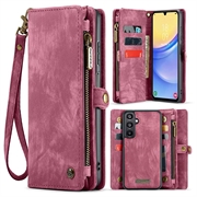 Samsung Galaxy A16 5G Caseme 008 2-i-1 Multifunktionel Pung - Rød