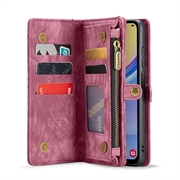 Samsung Galaxy A16 5G Caseme 008 2-i-1 Multifunktionel Pung - Rød