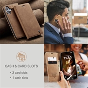 iPhone 16 Plus Caseme 013 Series Pung - Brun