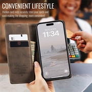 iPhone 16 Plus Caseme 013 Series Pung - Kaffe