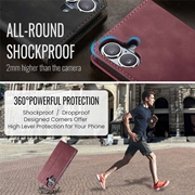 iPhone 16 Plus Caseme 013 Series Pung - Vinrød