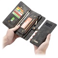 Caseme 2-i-1 Multifunktionel Samsung Galaxy S10 Pung Taske - Sort