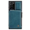 Caseme C20 Lynlåslomme Samsung Galaxy Note20 Ultra Cover - Blå