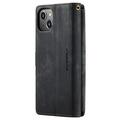 iPhone 15 Caseme C30 Multifunktionel Pung - Sort