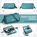 Caseme Me30 3-i-1 Crossbody Telefontaske - 4"-7.5" - Grøn
