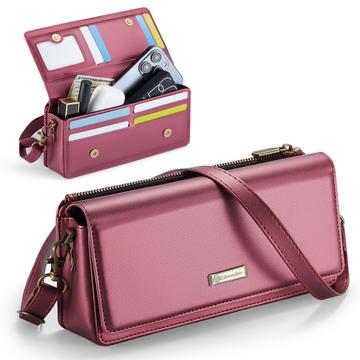 Caseme Me30 3-i-1 Crossbody Telefontaske - 4"-7.5" - Rød