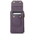 Caseme Me40 Universal RFID-skuldertaske - 4"-7.5" - Lilla