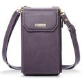 Caseme Me40 Universal RFID-skuldertaske - 4"-7.5" - Lilla