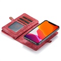 Caseme 2-i-1 Multifunktionel iPhone 11 Pro Max Pung - Rød
