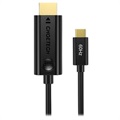 Choetech 4K 60Hz USB-C/HDMI Kabel - 1.8m - Sort