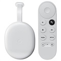 Chromecast med Google TV (2020) og Stemmestyring - Hvid
