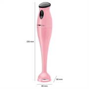 Clatronic SM 3577 Håndblender - 180W - Pink