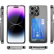 iPhone 15 Pro Max Gennemsigtigt Cover med Kortholder