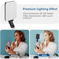 Clip-On LED Selfie Lys til Mobil og Bærbar, fx iPhone, MacBook
