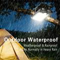 Solcellelampe til camping med klips og 3 lysstyrkeindstillinger - grøn