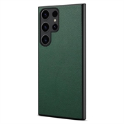 Samsung Galaxy S24 Ultra Dækket Hybrid Cover - Grøn