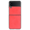 Samsung Galaxy Z Flip3 5G Belagt Plastikcover - Rød