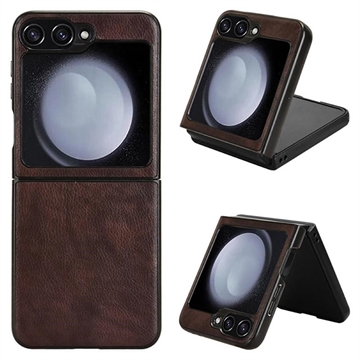 Samsung Galaxy Z Flip6/Z Flip7 FE Belagt Plastikcover - Brun