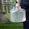 Sammenklappelig vandbeholder med hane 15l - BPA-fri, FDA-godkendt