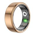 Colmi R02 vandtæt Smart Ring - dansk, svensk, engelsk sprog - størrelse: 11/20.3mm - guld