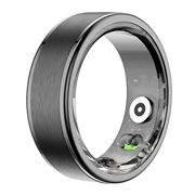 Colmi R03 Smart Ring med 21 sportstilstande - dansk, svensk, engelsk sprog - 18.9mm - Sort