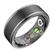 Colmi R03 Smart Ring med 21 sportstilstande - dansk, svensk, engelsk sprog - 19.8mm - Sort