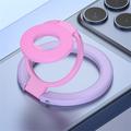Magnetisk telefonringholder i farveblokdesign - MagSafe-kompatibel - Lilla