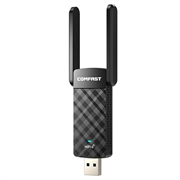 Comfast CF-952AX V2 Dual-Band WiFi 6 USB-adapter - 1800Mbps - Sort