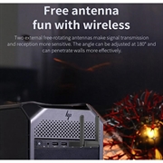 Comfast CF-952AX V2 Dual-Band WiFi 6 USB-adapter - 1800Mbps - Sort