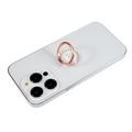 Kompas Stil Ring Holder til Smartphones - Hvid