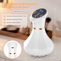Trådløs 4-i-1 Bio-Pulse-massager med varme- og lysbehandling - hvid