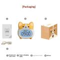 Corgi-hund LED-vækkeur med natlampe