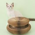Bølgepapir interaktivt magisk orgel-kat-kradsebræt med klokke- og kloslibende legetøj