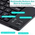 Coteci 64017 Sammenklappeligt Bluetooth-tastatur til Android, iOS og Windows - QWERTY - Sort